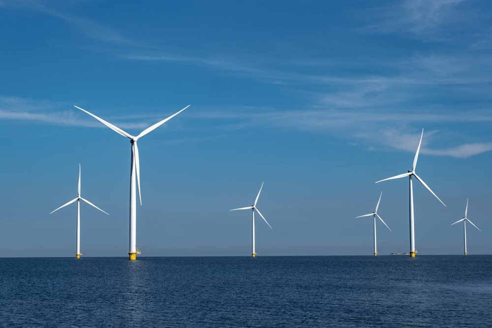 An offshore wind farm