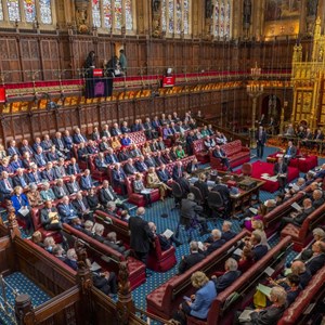 A busy House of Lords chamber