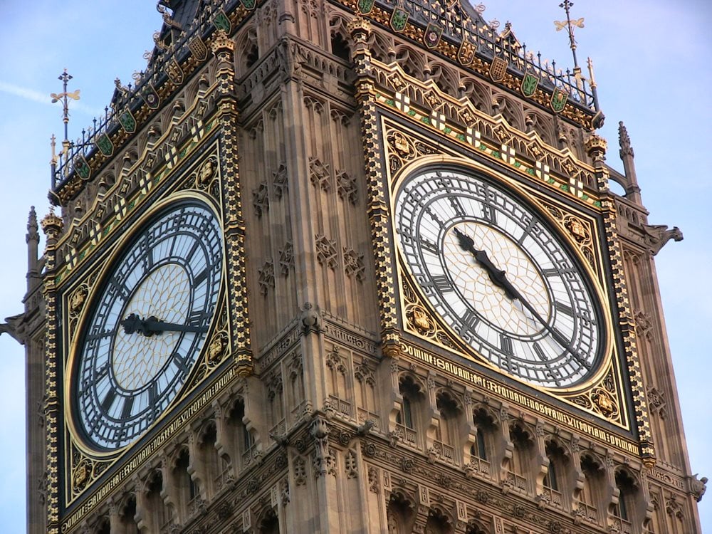 Big Ben clockface