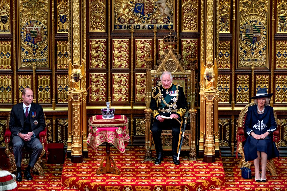 The Prince of Wales reads the Queen's Speech in the House of Lords