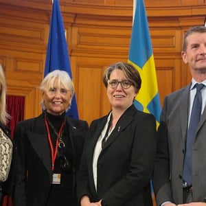 Dame Caroline Dinenage MP, the Baroness Kingsmill CBE, Ambassador Judith Gough CMG and Dave Doogan MP