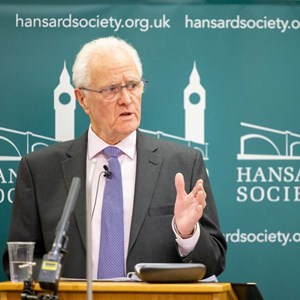 The Lord Speaker gives the Hansard Society Parliamentary Affairs Anniversary Lecture 