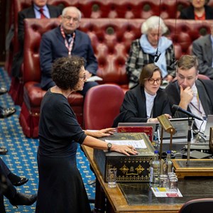 Baroness Merron speaking in the Lords chamber