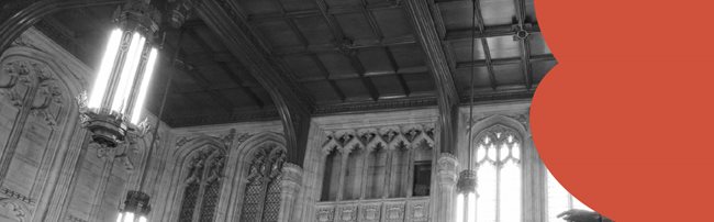 Wooden ceiling in the Palace of Westminster 